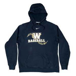 Vintage 2009 Nike Center Swoosh Black Hoodie Center Check Travis Scott Size XL‎